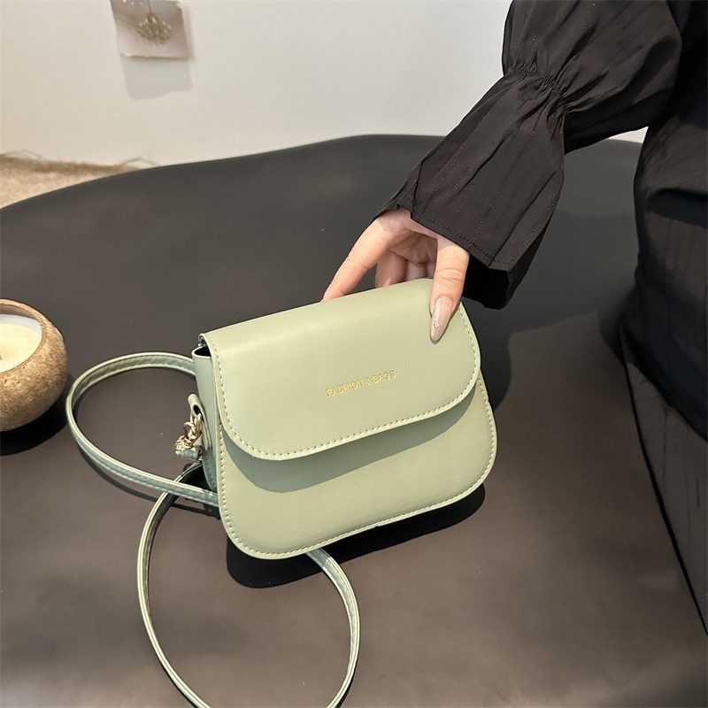 Minimalist Saddle Crossbody Bag view 4