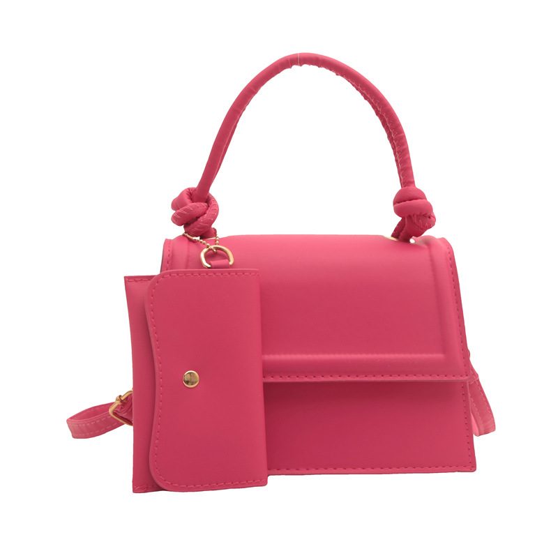 Minimalist Small Square Top-Handle Crossbody Bag view 10