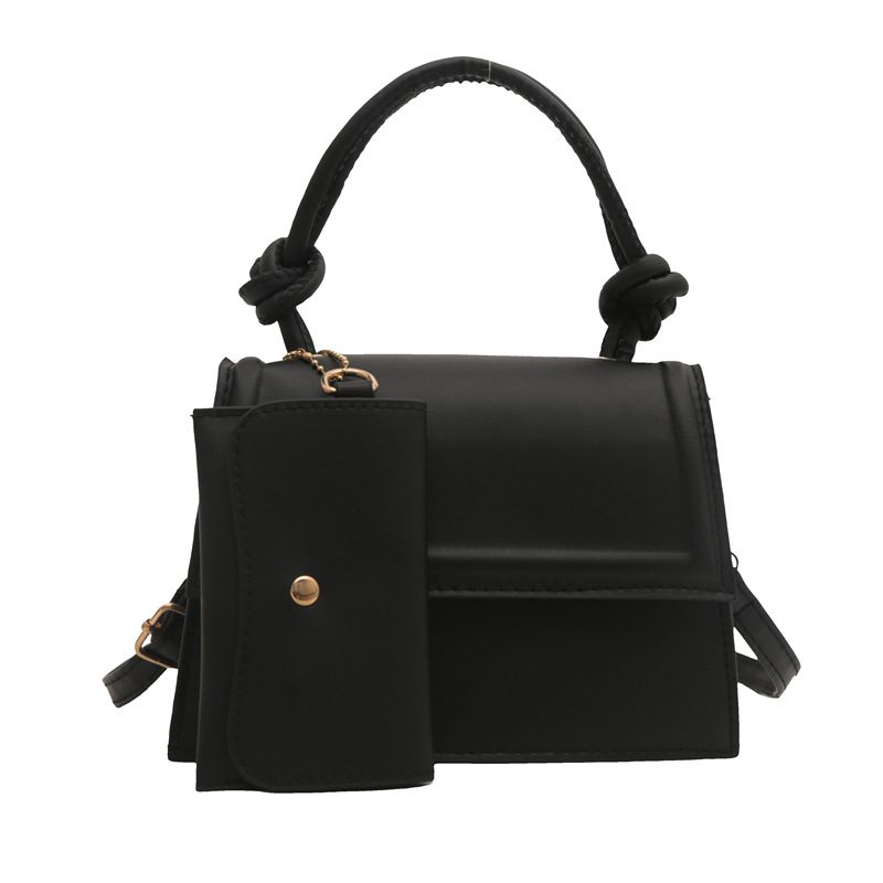 Minimalist Small Square Top-Handle Crossbody Bag view 5