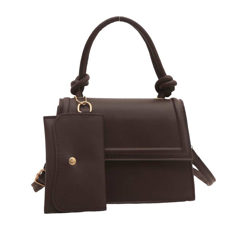 Minimalist Small Square Top-Handle Crossbody Bag view 6