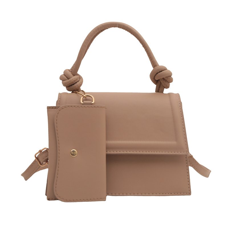Minimalist Small Square Top-Handle Crossbody Bag view 9