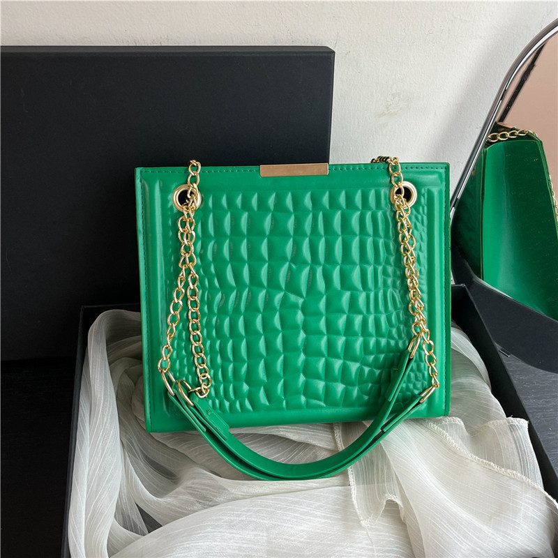 Vintage Chain Small Square Crossbody Bag view 3