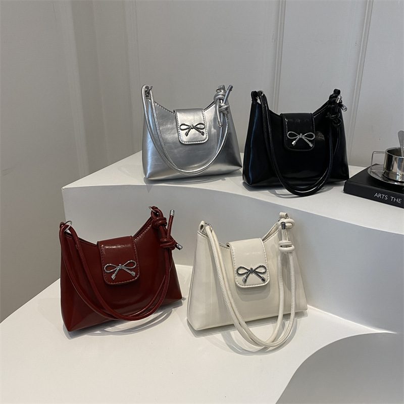 Minimalist Bow Shoulder Crossbody Bag