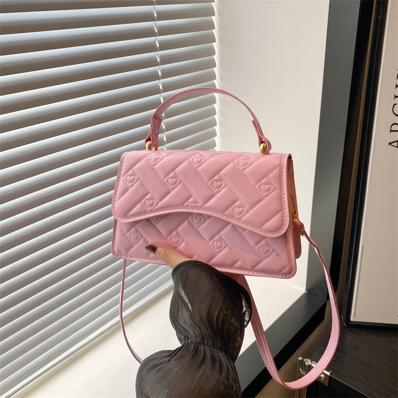 Heart Embroidered Small Square Crossbody Bag view 2