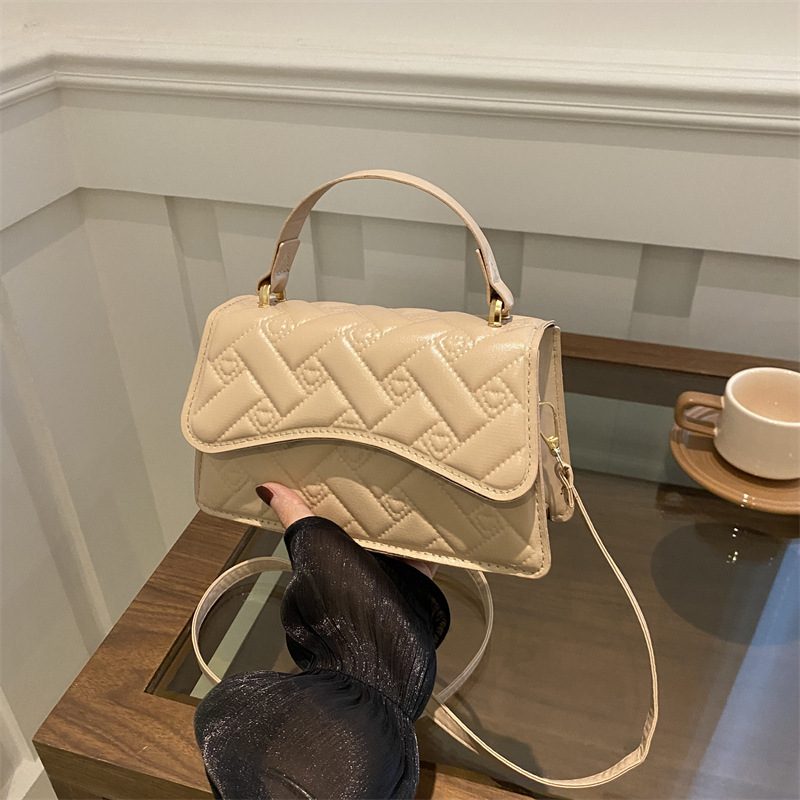 Heart Embroidered Small Square Crossbody Bag view 3