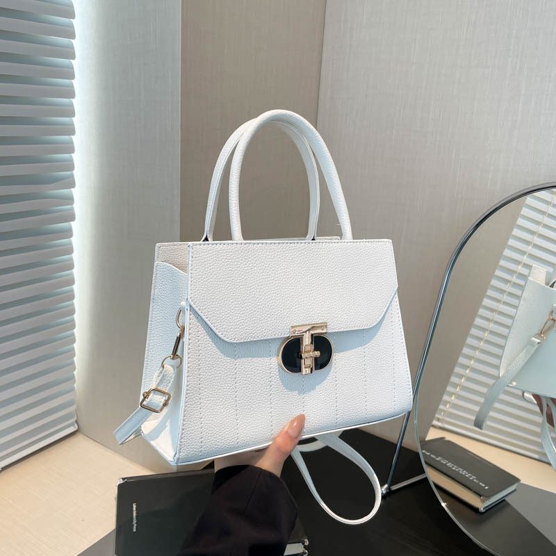 Minimalist Small Square Top-Handle Crossbody Bag view 2