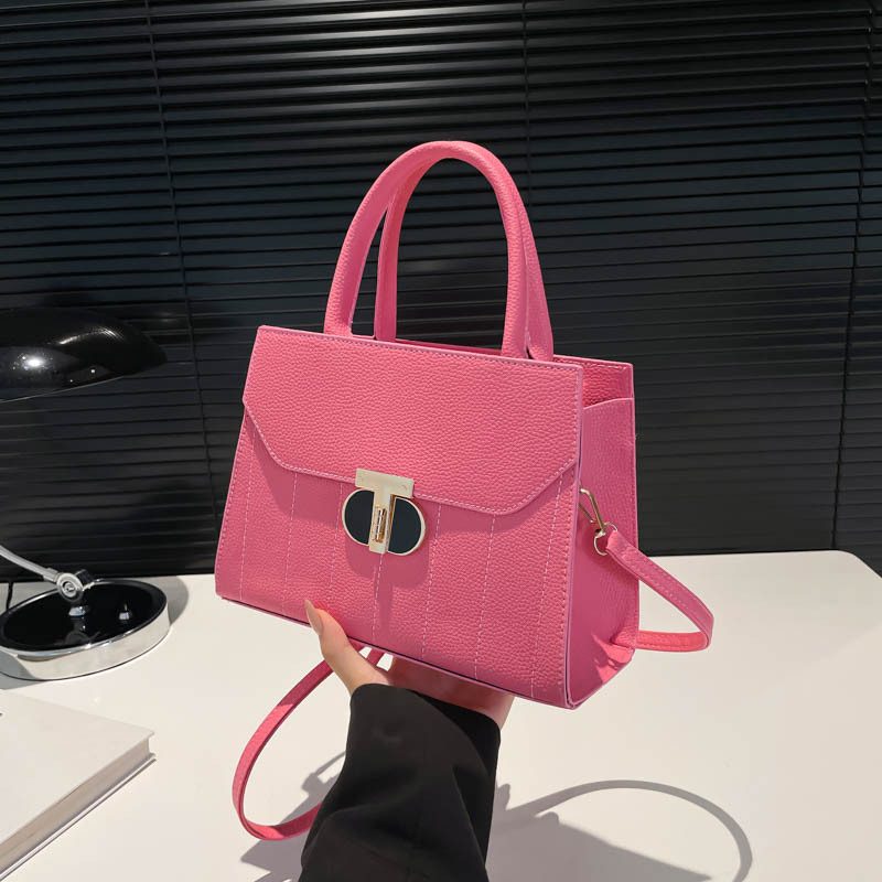 Minimalist Small Square Top-Handle Crossbody Bag view 4