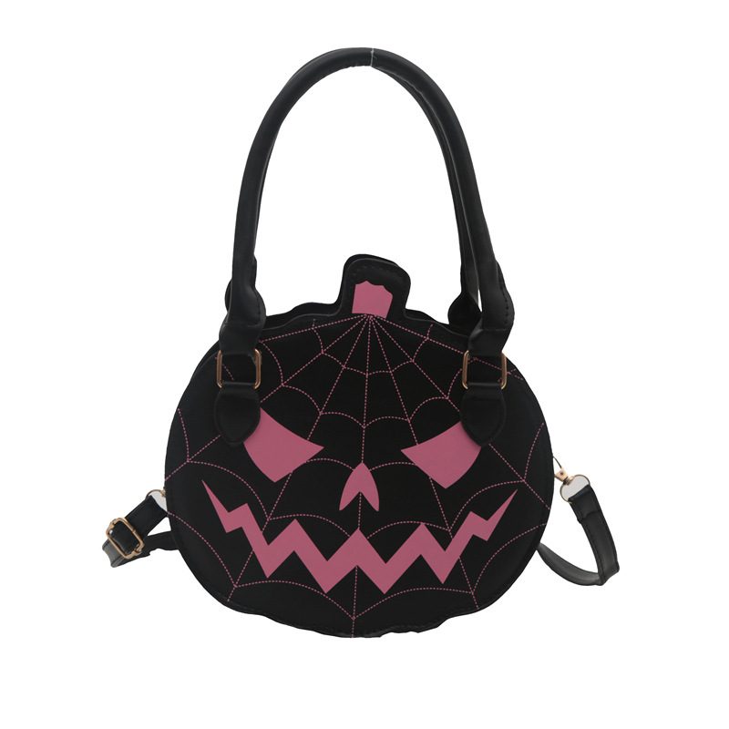Halloween Pumpkin Colorblock Crossbody Bag view 5