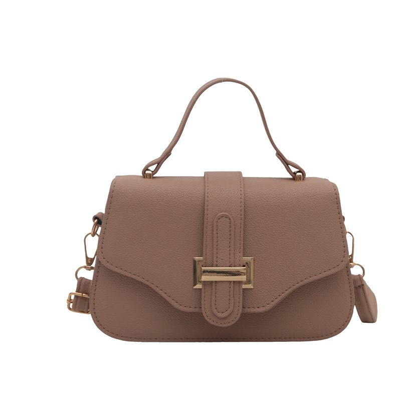 French Vintage Belted Small Square Bag view 11