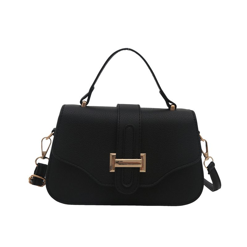 French Vintage Belted Small Square Bag view 8