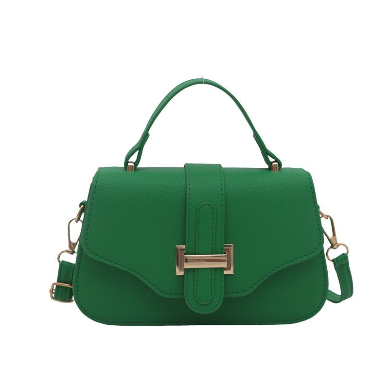 French Vintage Belted Small Square Bag view 9