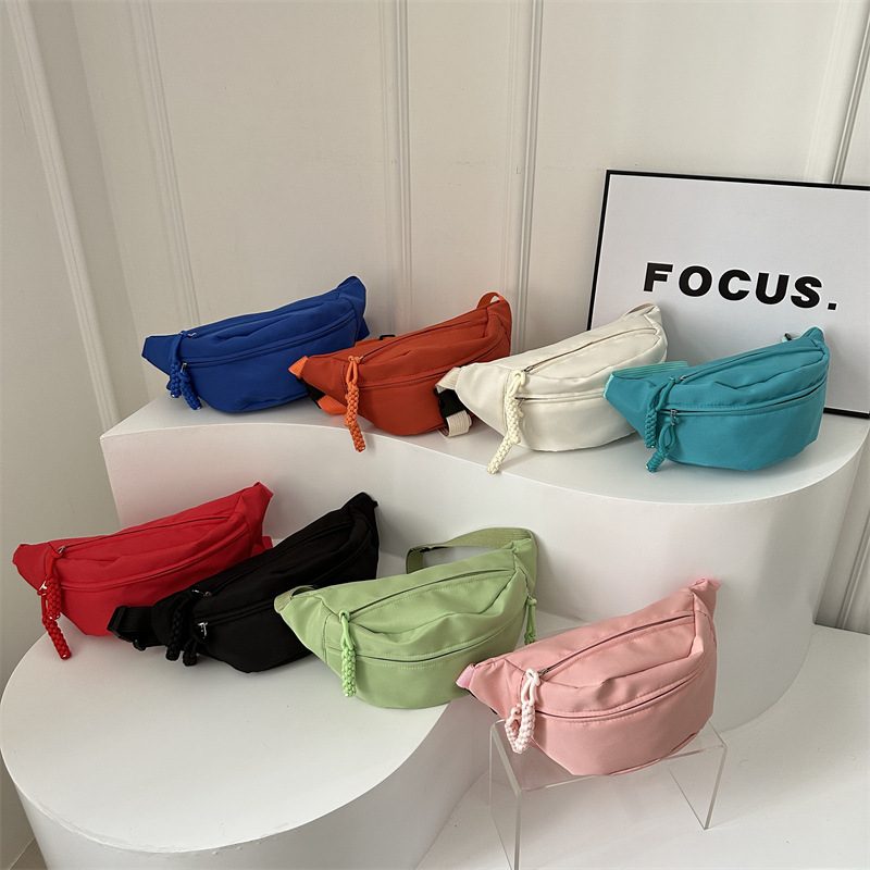 Canvas Chest Crossbody Waist Bag