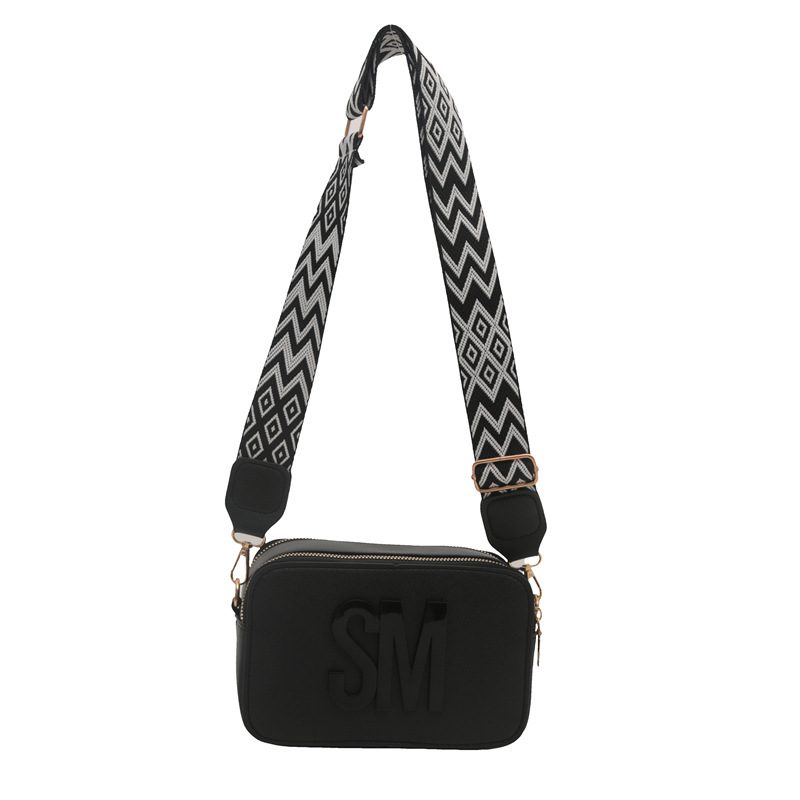 Camera Wide Strap Letter Small Square Bag view 6
