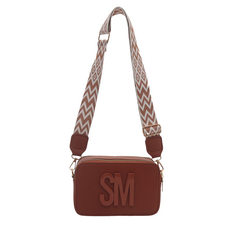 Camera Wide Strap Letter Small Square Bag view 9
