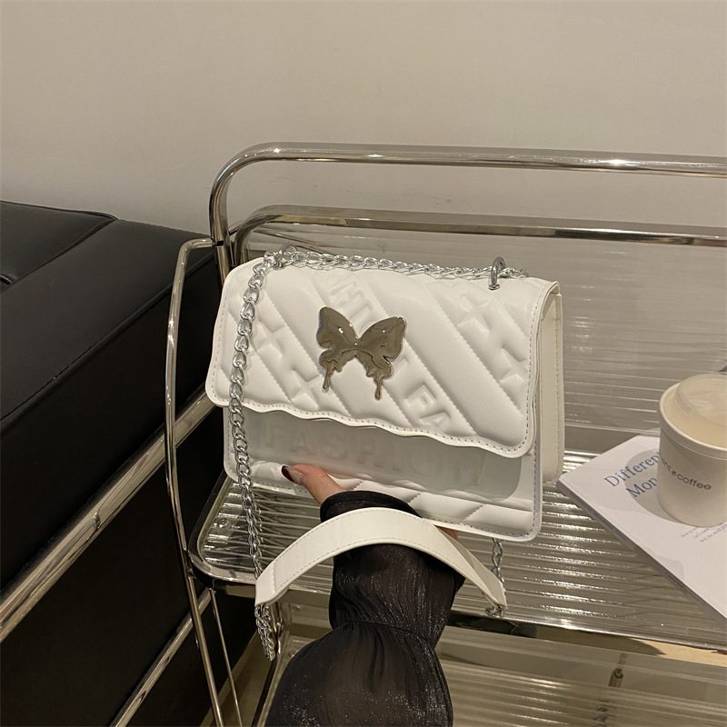 Retro Butterfly Top-Handle Crossbody Bag view 2