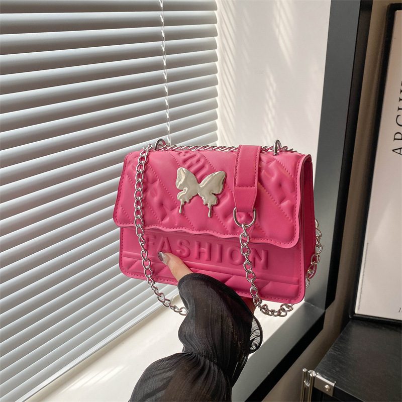 Retro Butterfly Top-Handle Crossbody Bag view 4