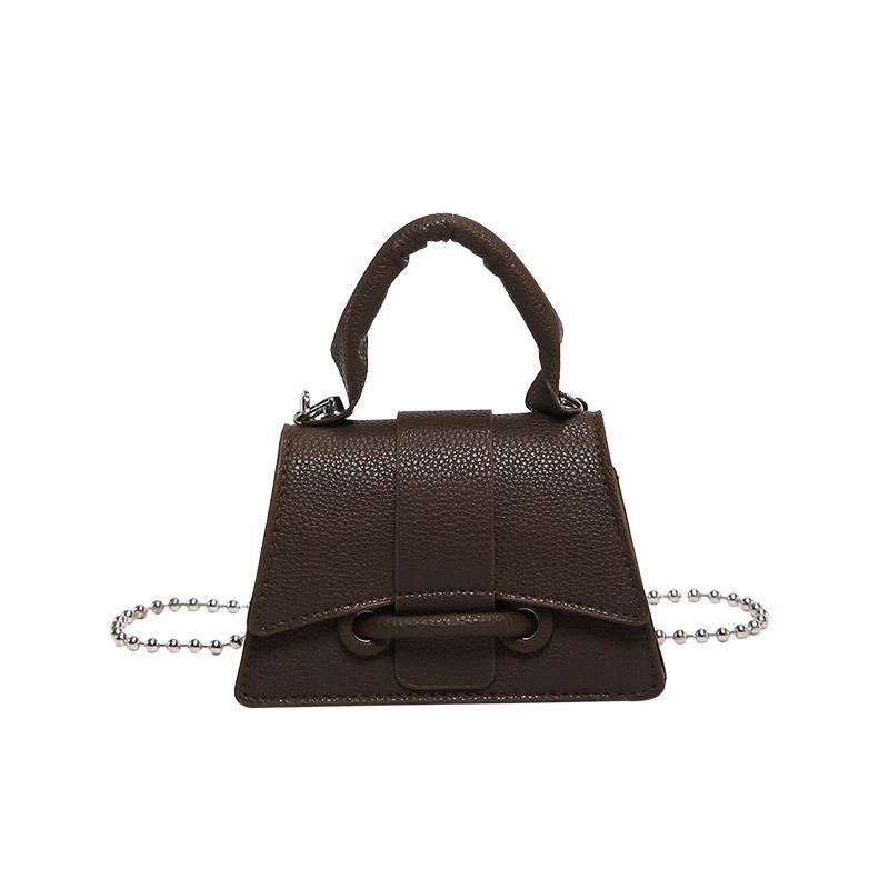 Mini Litchi Textured Chain Crossbody Bag view 8