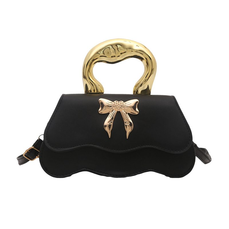 Candy Color Bow Top-Handle Crossbody Bag view 5