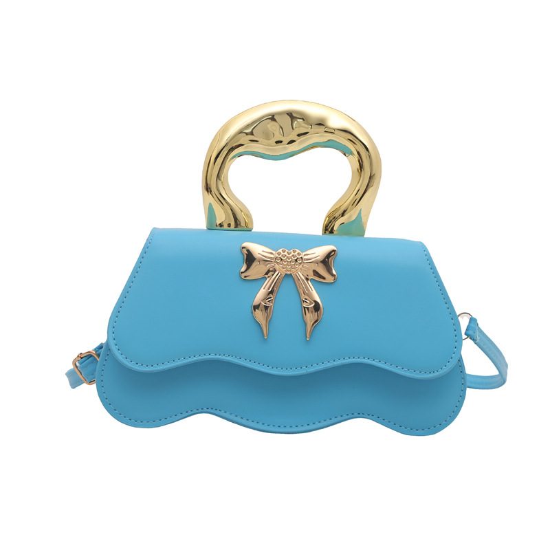 Candy Color Bow Top-Handle Crossbody Bag view 8