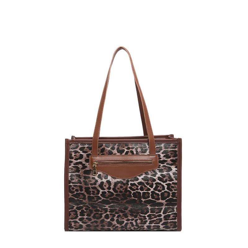 Leopard Print Large Capacity Tote Bag view 6