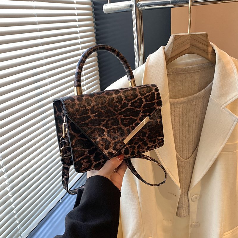Color Block Leopard Crossbody Bag view 4