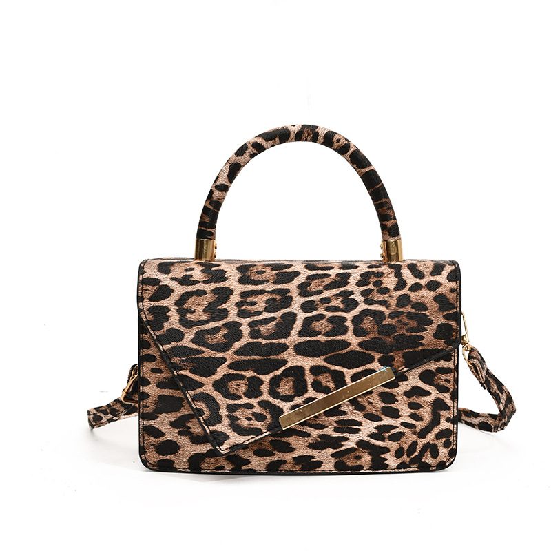Color Block Leopard Crossbody Bag view 9