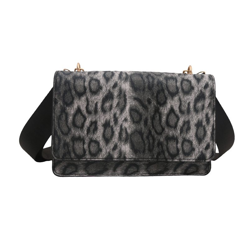 Leopard Chain Small Square Bag view 6