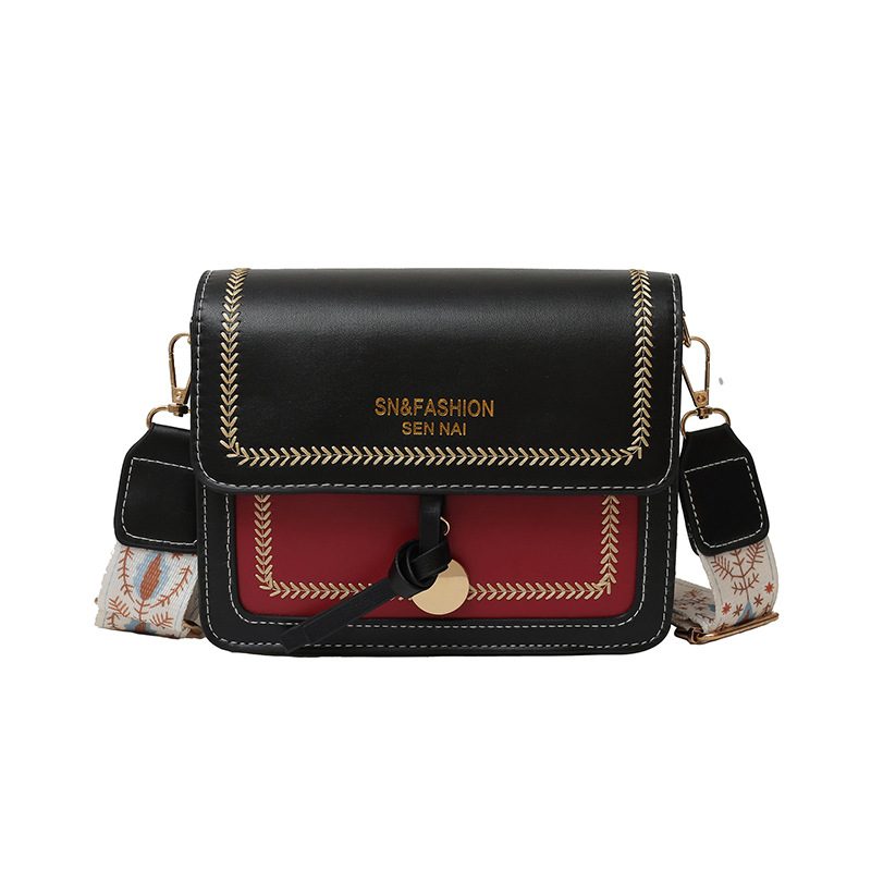 Color Block Shoulder Crossbody Square Bag view 6