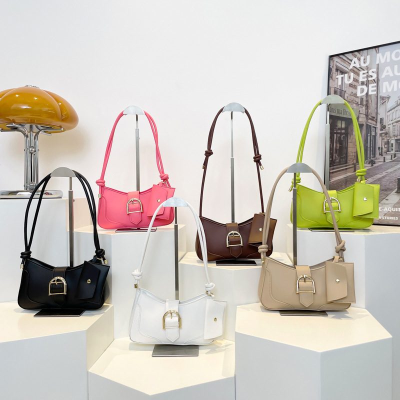 Crescent Underarm Shoulder Crossbody Square Bag