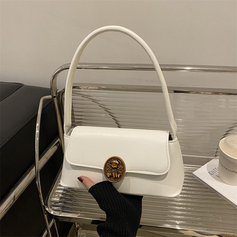 Retro Underarm Shoulder Square Bag view 3