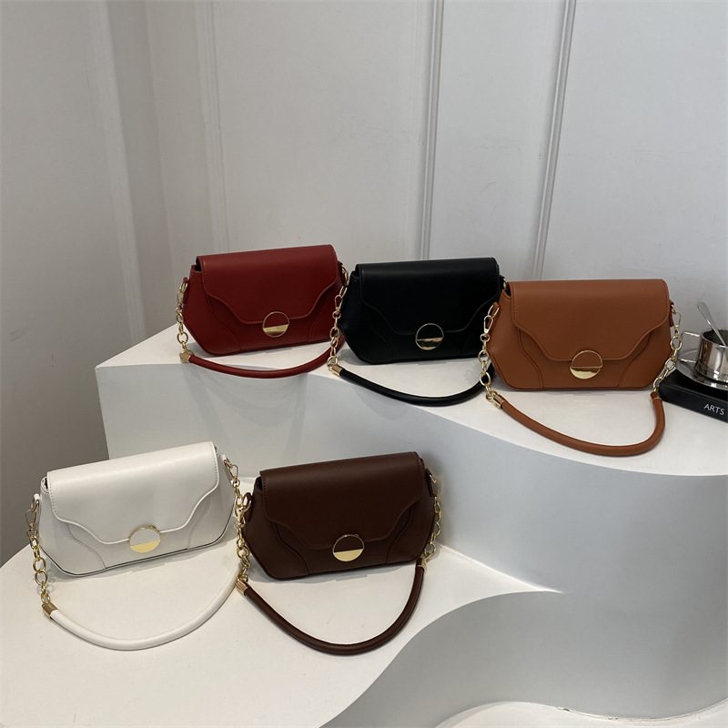 Retro Chain Crossbody Square Bag