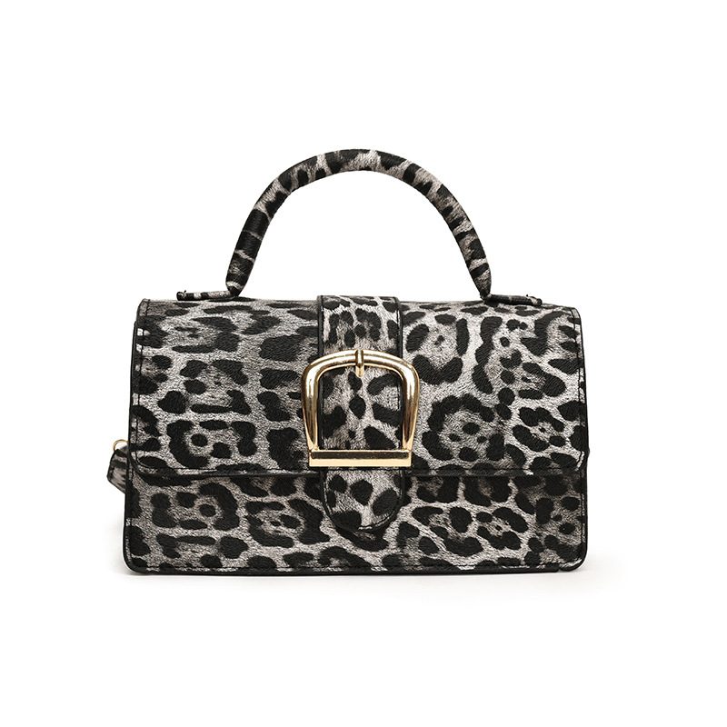 Leopard Print Retro Crossbody Square Bag view 7