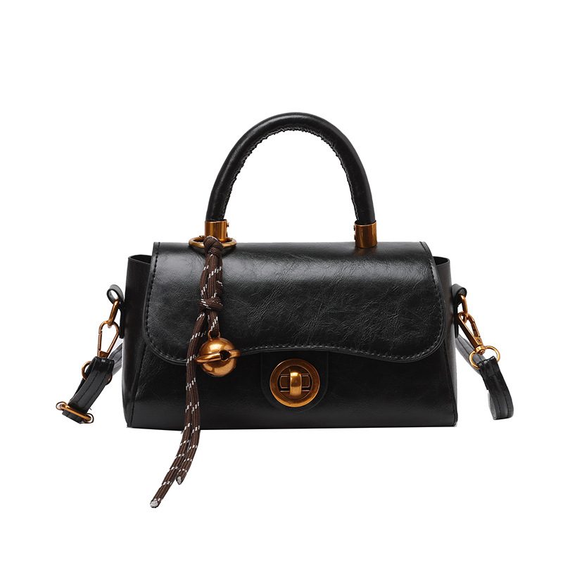 Retro Top-Handle Crossbody Square Bag view 5