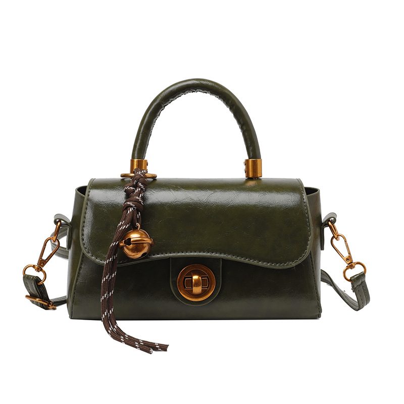Retro Top-Handle Crossbody Square Bag view 8
