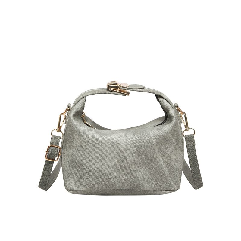 Minimalist Top-Handle Crossbody Square Bag view 5