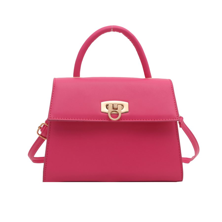 Minimalist Top-Handle Crossbody Square Bag view 10