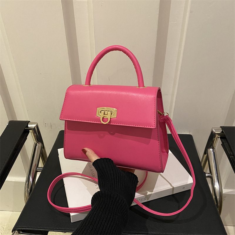 Minimalist Top-Handle Crossbody Square Bag view 2