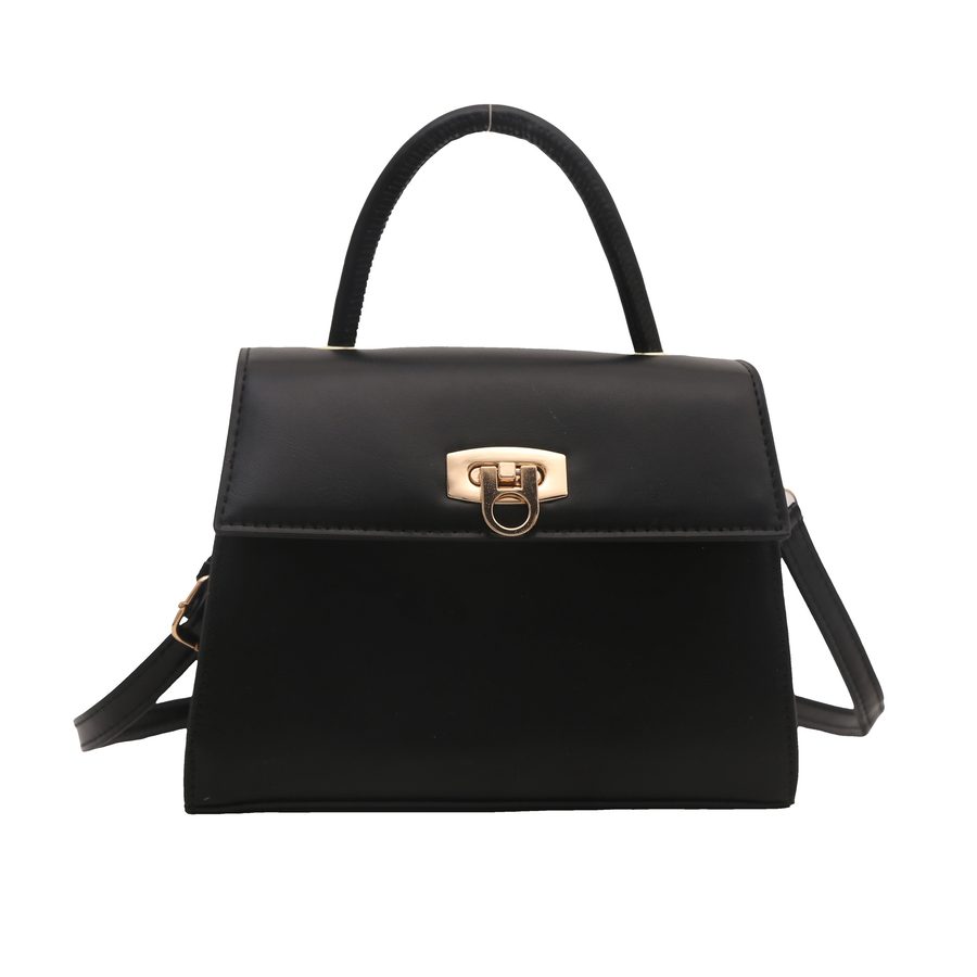 Minimalist Top-Handle Crossbody Square Bag view 5