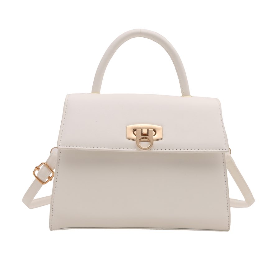 Minimalist Top-Handle Crossbody Square Bag view 6