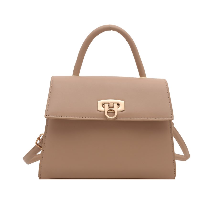 Minimalist Top-Handle Crossbody Square Bag view 8
