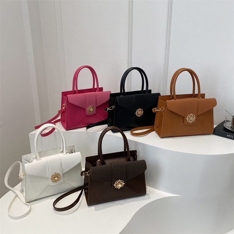 Minimalist Spliced Large Capacity Crossbody Bag