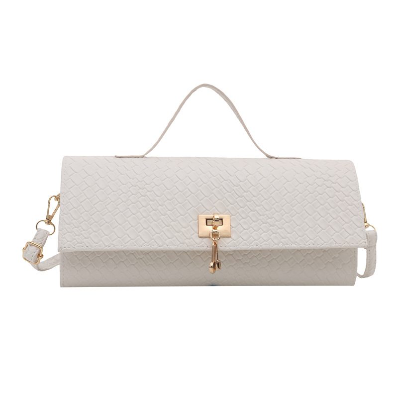 Woven Texture Minimalist Top-Handle Crossbody Bag view 8