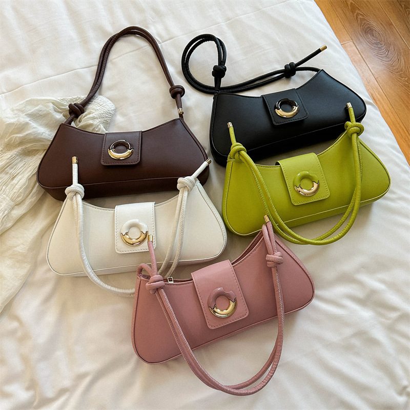 Minimalist Solid Color Small Square Bag