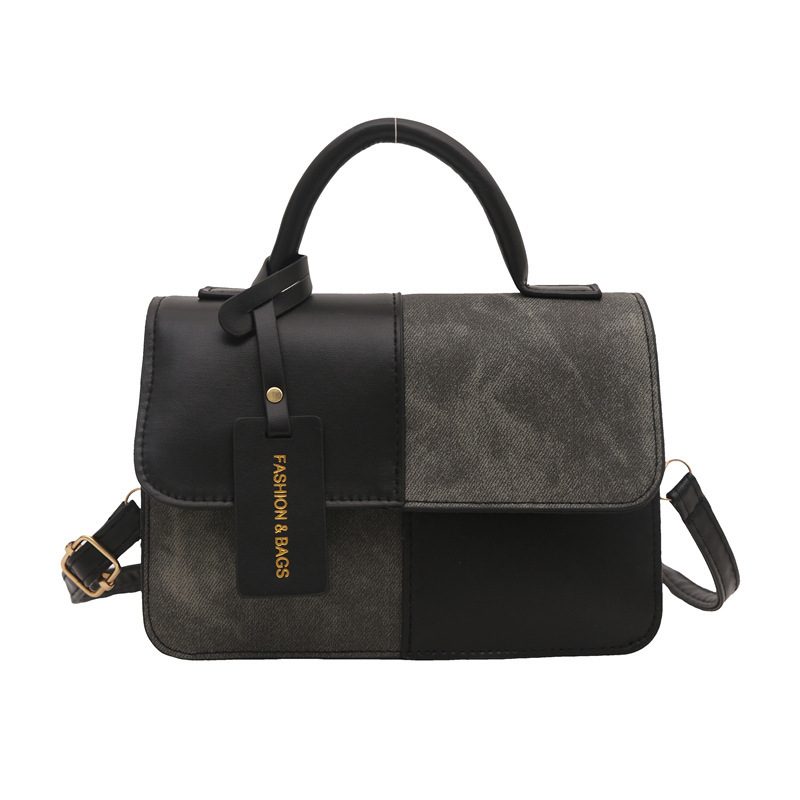 Minimalist Small Square Top-Handle Shoulder Bag view 5