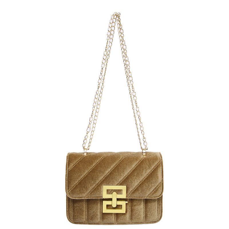 Vintage Chain Stitched Small Square Crossbody Bag view 6