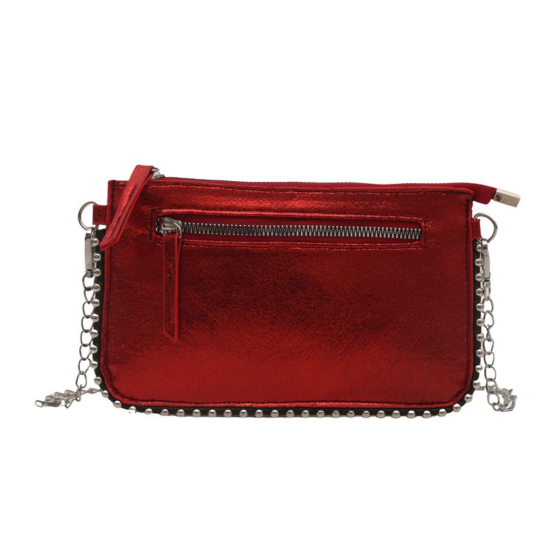 Glossy Retro Top-Handle Crossbody Bag view 7