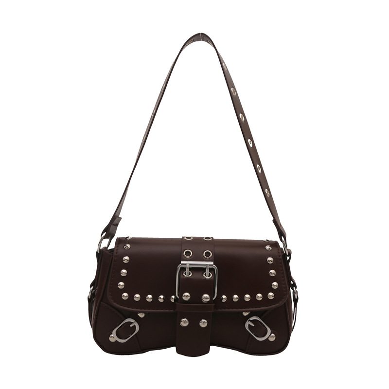 Studded Belt Buckle Crossbody Bag view 10