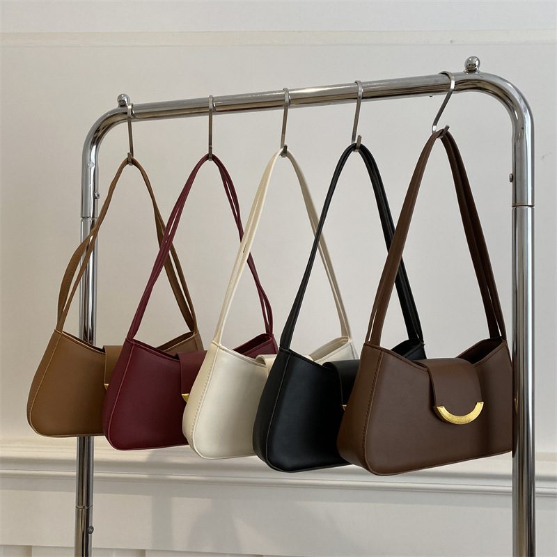Textured Minimalist Shoulder Crossbody Bag