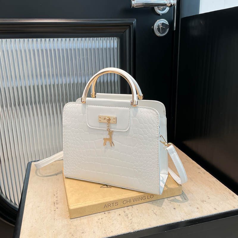 Minimalist Top-Handle Crossbody Bag view 4