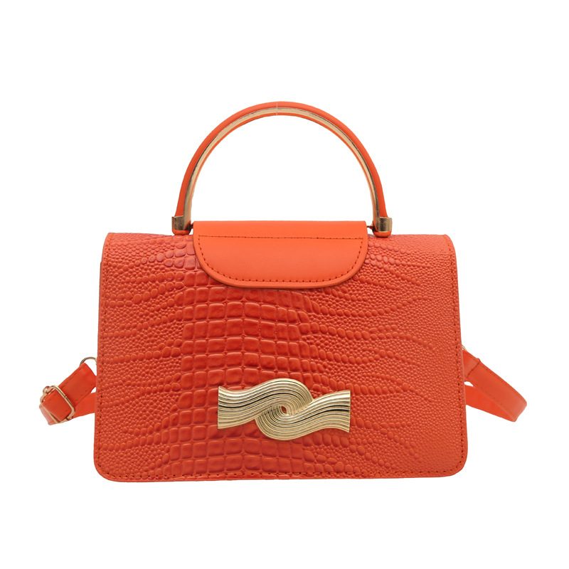 Artistic Patchwork Top-Handle Crossbody Square Bag view 11